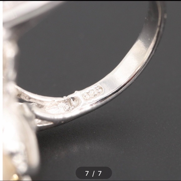 Pearl and Ruby gorgeous Ring - Picture 4 of 6